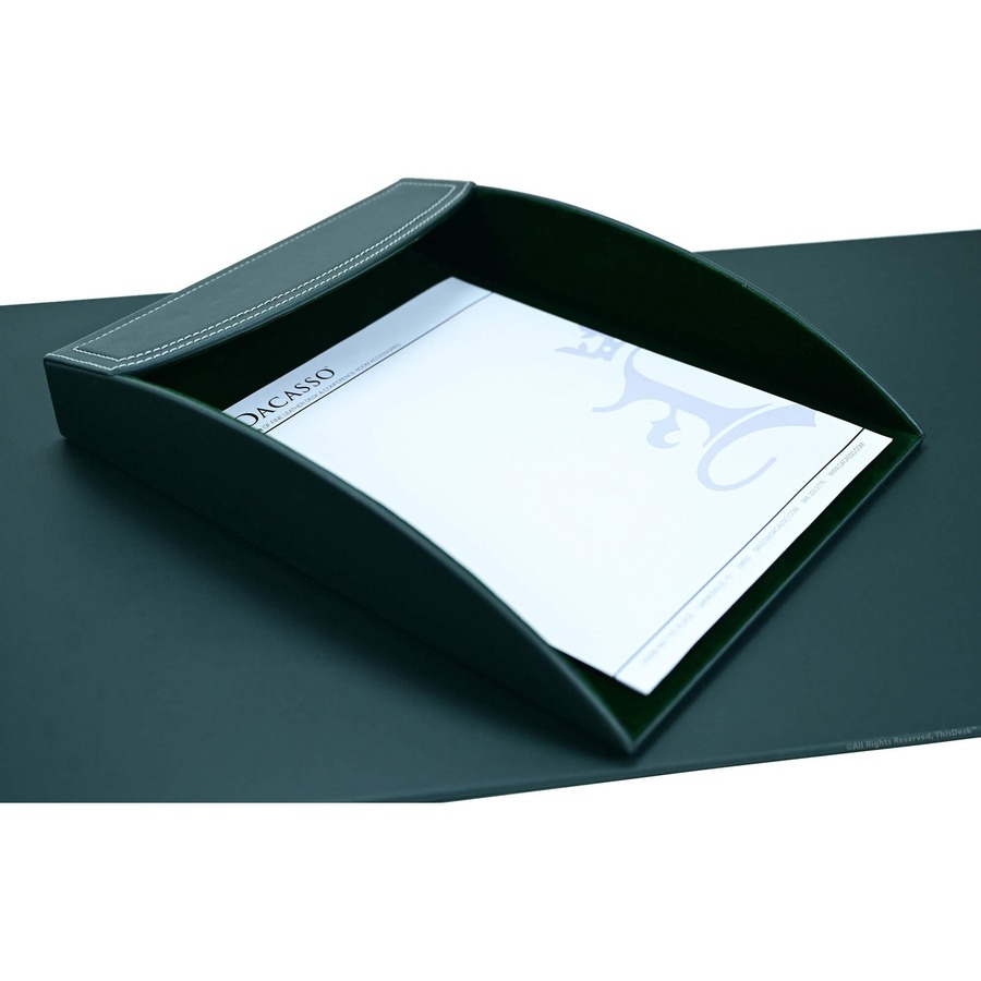 Dacasso 5-piece Home/Office Leather Desk Accessory Set