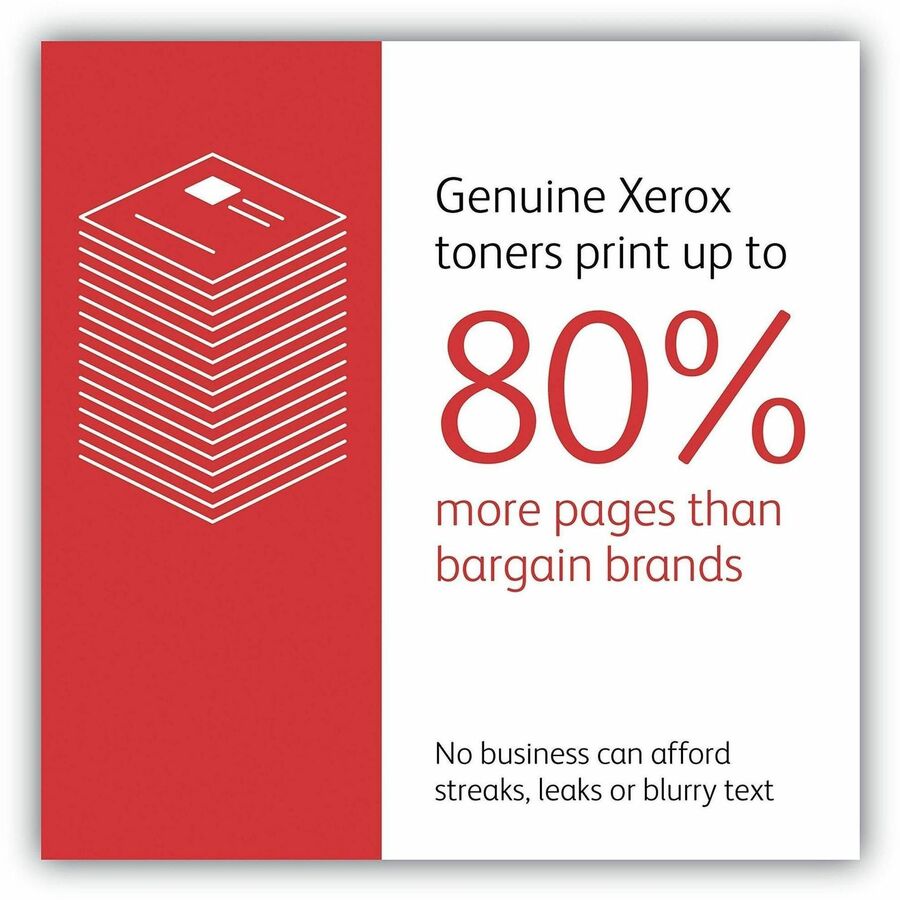 Xerox Genuine Xerox® B305 Multifunction Printer B310 Printer, B315 Multifunction Printer Black High capacity Toner Cartridge (8000 Pages) - 006R04377
