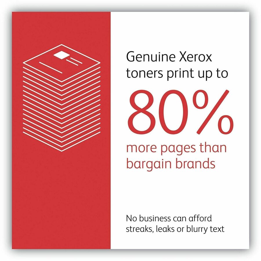 Xerox Genuine Xerox&reg; C230 Color Printer, C235 Color Multifunction Printer Cyan Standard capacity Toner Cartridge (1500 Pages) - 006R04384