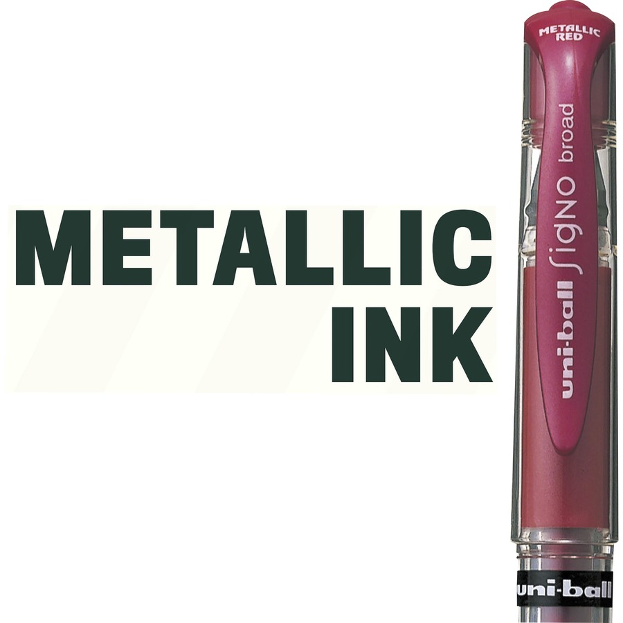 uniball™ Signo Gel Impact Pens - Bold Pen Point - 1 mm Pen Point Size - Multi Gel-based Ink - 3 / Pack