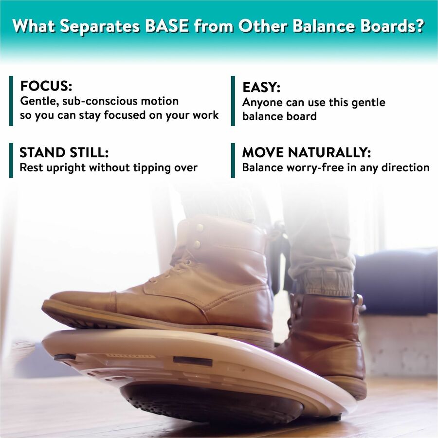 Uncaged Ergonomics BASE Standing Desk Balance Board with Anti-Fatigue Mat Deck