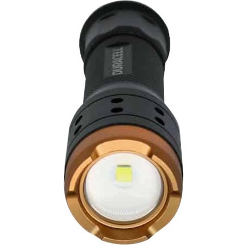 Atomic Beam 1200 Lumens Black LED Flashlight AAA Battery