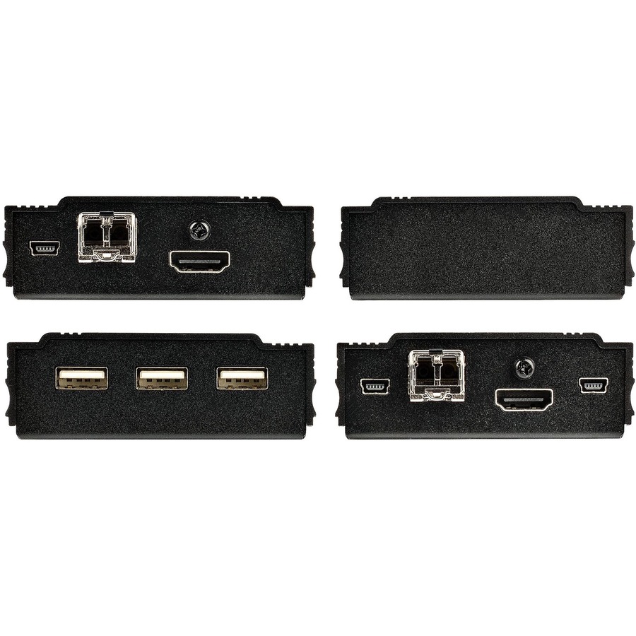 StarTech 4K HDMI KVM Extender over Fiber, HDMI Video & USB over Fiber, up to 984ft/300m (MultiMode), 10G MMF SFP+ Modules, TAA