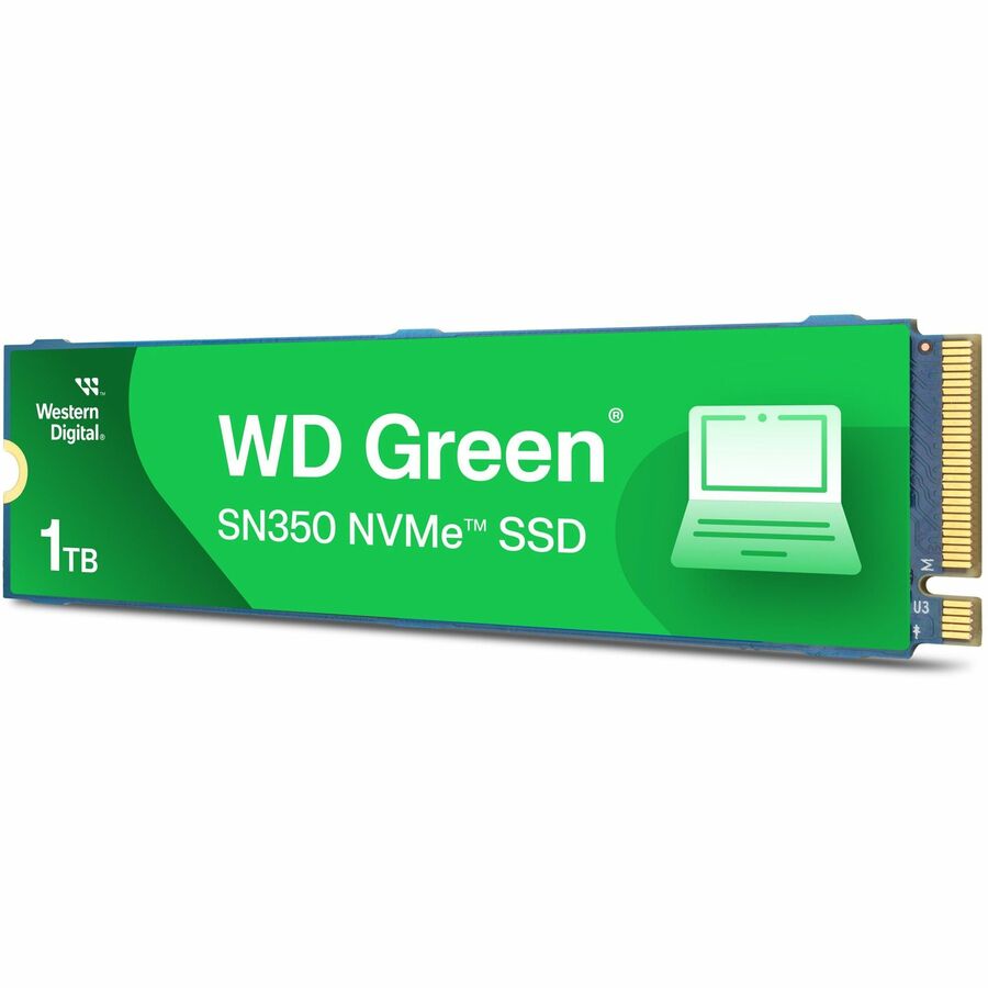 Western Digital WD Green SN350 NVMe M.2 2280 1TB PCI-Express 3.0 x4  Internal Solid State Drive (SSD) WDS100T3G0C