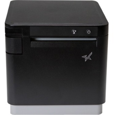 Star Micronics mC-Print3, Thermal, Ethernet (LAN), USB, Lightning, Bluetooth (MFi), CloudPRNT - 3" Receipt Printer - 250mm/sec - Monochrome - Auto Cutter - Black Color - External Power Supply Included