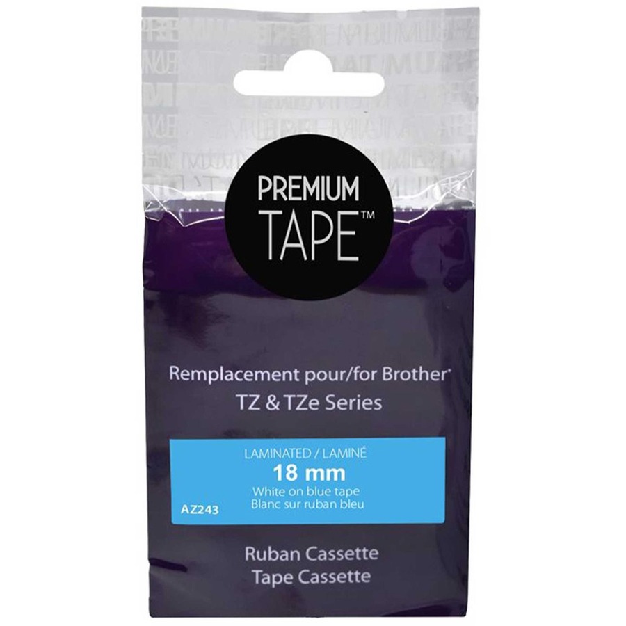 Ruban d'&eacute;tiquettes compatible avec Brother TZe243 - Premium Tape