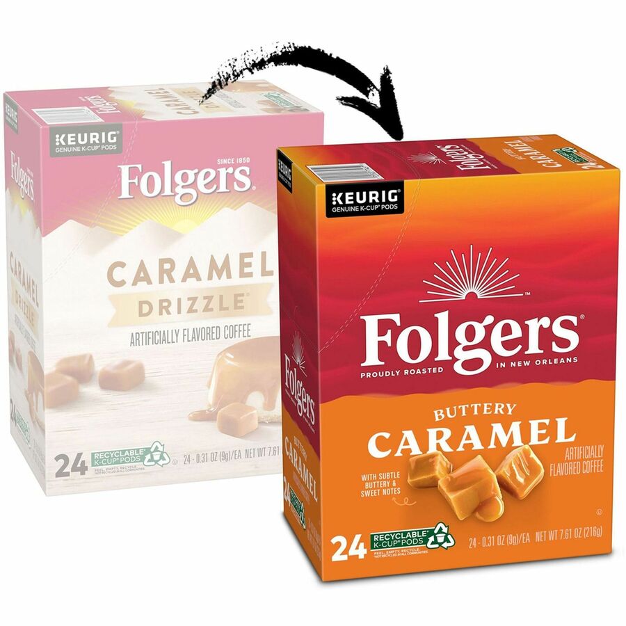 Folgers® KCup Buttery Caramel Coffee Coffee J.M. Smucker Company