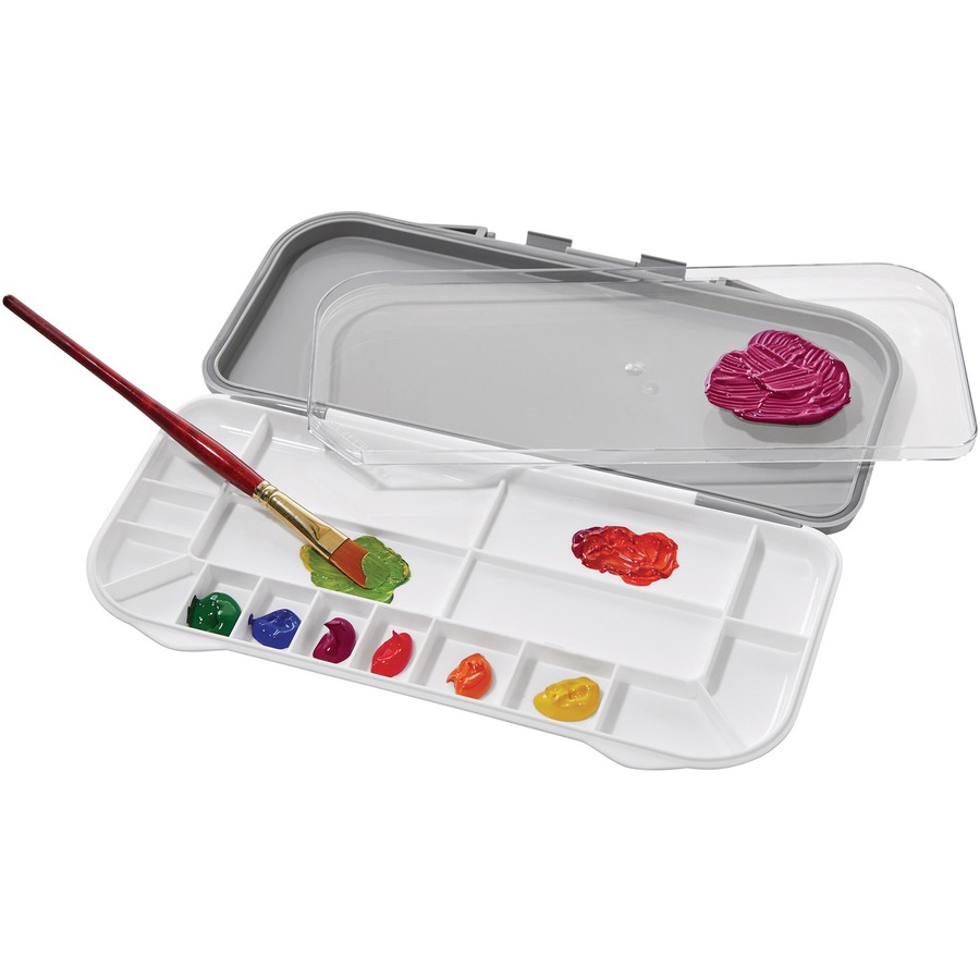 18 Well Paint Saver Palette with Mixing Tray & Lid - Paint Palettes - DEF29507