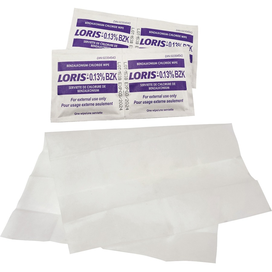 First Aid Central Benzalkonium Chloride Antiseptic Towelettes, 12/Box - Skin Wipes - FXX100001U12