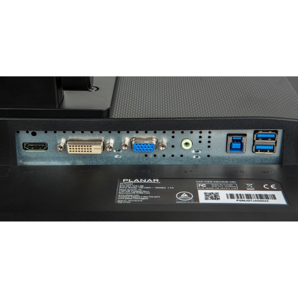 22IN PCT2265 BLACK HID BEZEL LED LCD VGA HDMI USB HUB SPEAKERS