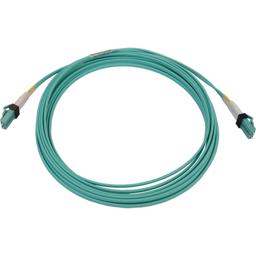 Tripp Lite N820X-05M-OM4 Fiber Optic Duplex Network Cable - 16.4 ft Fiber Optic Network Cable for Network Device, Switch, Patch Panel - First End: 2 x LC/PC Network - Male - Second End: 2 x LC/PC Network - Male - 400 Gbit/s - LSZH, OFNR - 50/125 &micro;m