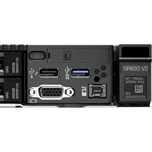 Lenovo ThinkSystem SR630 V2 7Z71A04WNA 1U Rack Server - 1 x Intel Xeon Silver 4314 2.40 GHz - 32 GB RAM - Serial ATA/600, 12Gb/s SAS Controller