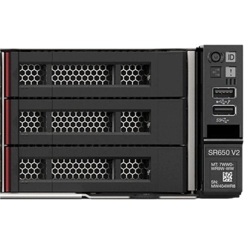 Lenovo ThinkSystem SR650 V2 7Z73A06FNA 2U Rack Server - 1 x Intel Xeon Silver 4314 2.40 GHz - 32 GB RAM - Serial ATA/600, 12Gb/s SAS Controller