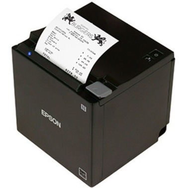 HP TM-m30II Desktop Direct Thermal Printer - Monochrome - Receipt Print - Fast Ethernet - USB - USB Host - With Cutter