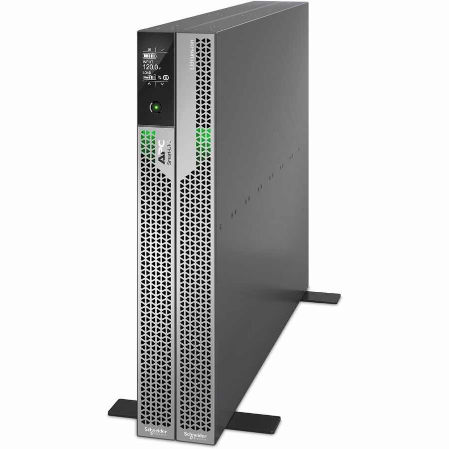 APC Smart-UPS Ultra On-Line, 2200VA, Lithium-ion, Rack/Tower 1U, 120V, 5x 5-20R, 1x L5-20R NEMA outlets, SmartConnect, Extended runtime, W/rail kit