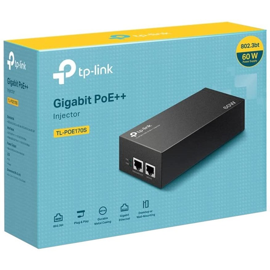 Injecteur Gigabit PoE 802.3at/af/bt - TP-Link