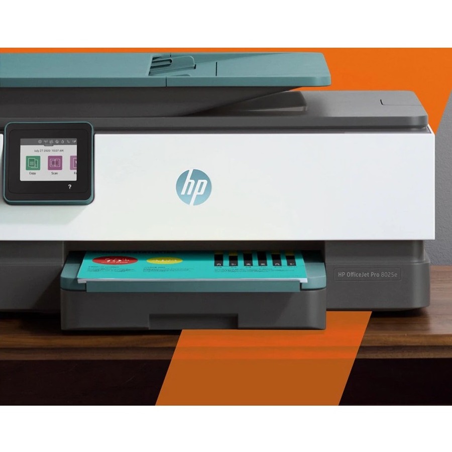 HP Officejet Pro 8025e Wireless Inkjet Multifunction Printer - Color