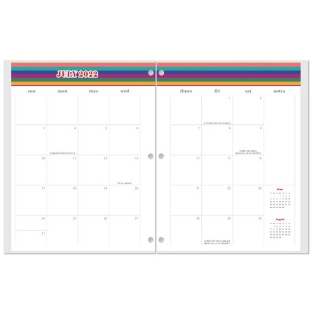 Office Depot Brand Fashion Monthly Academic Planner, 81/4" x 103/4