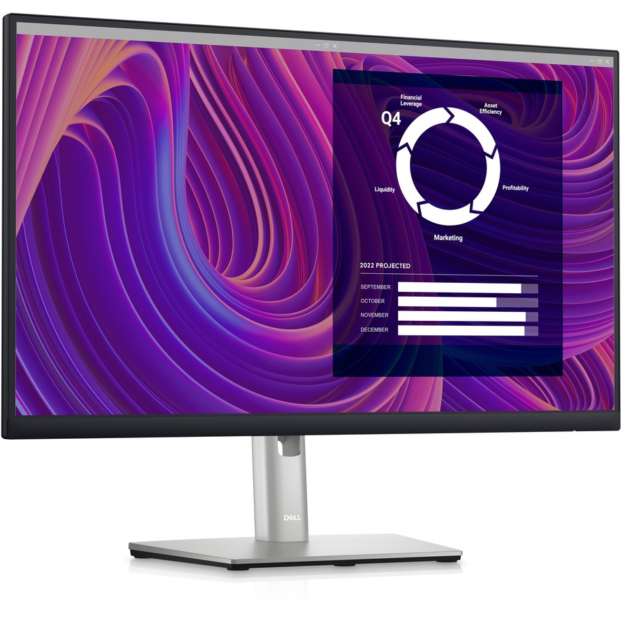 Dell P2423D 24" Class QHD LCD Monitor - 16:9 - Black, Silver