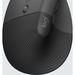 Logitech Lift Ergo Mouse - Optical - Wireless - Bluetooth/Radio Frequency - Graphite - USB - 4000 dpi - Scroll Wheel - 4 Button(s) - Small/Medium Hand/Palm Size - Left-handed Only