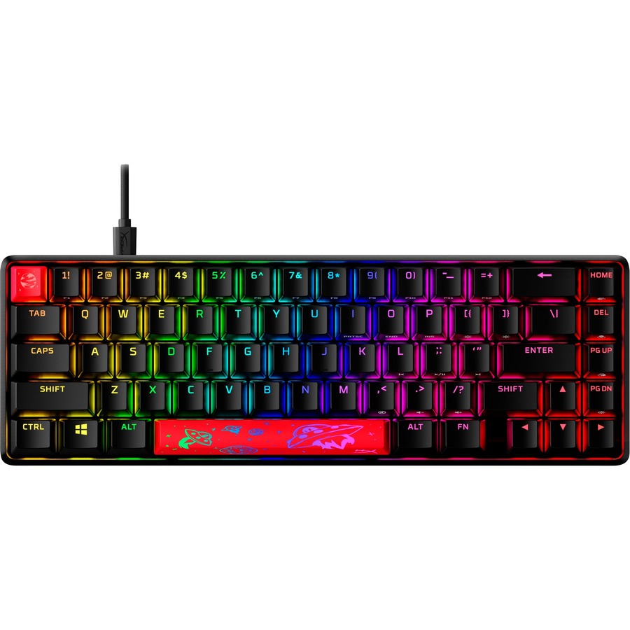 HyperX Alloy Origins 65 mechanical keyboard with compact 65% layout and aluminum frame — alternate view 1