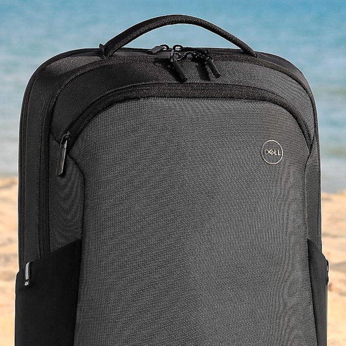 Dell EcoLoop Pro Carrying Case (Backpack) for 17" Notebook - Black - Shoulder Strap