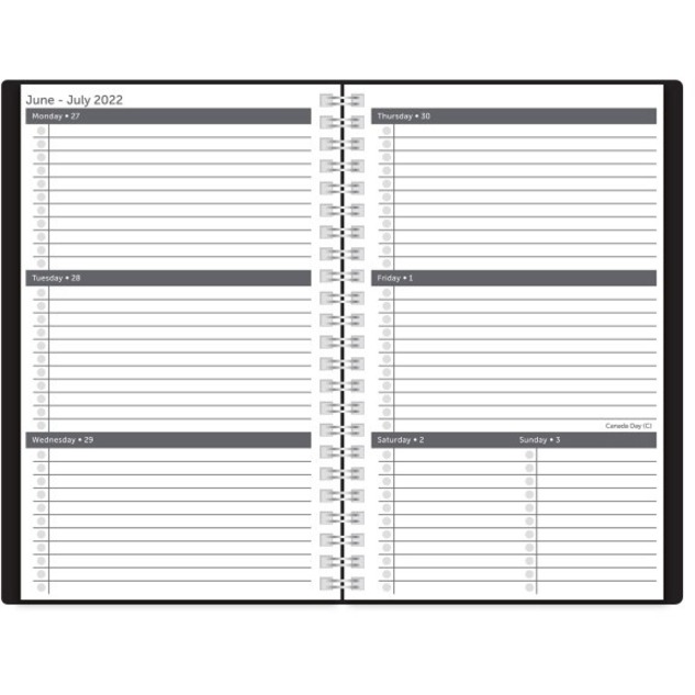Office Depot Stellar Academic Weekly/Monthly Planner, 81/2" x 6