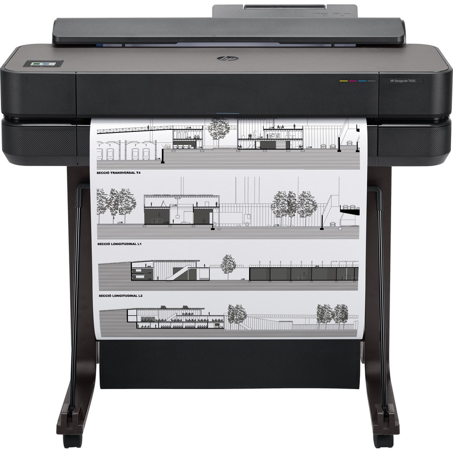 HP Designjet T650 A1 Inkjet Large Format Printer - 24" Print Width - Color