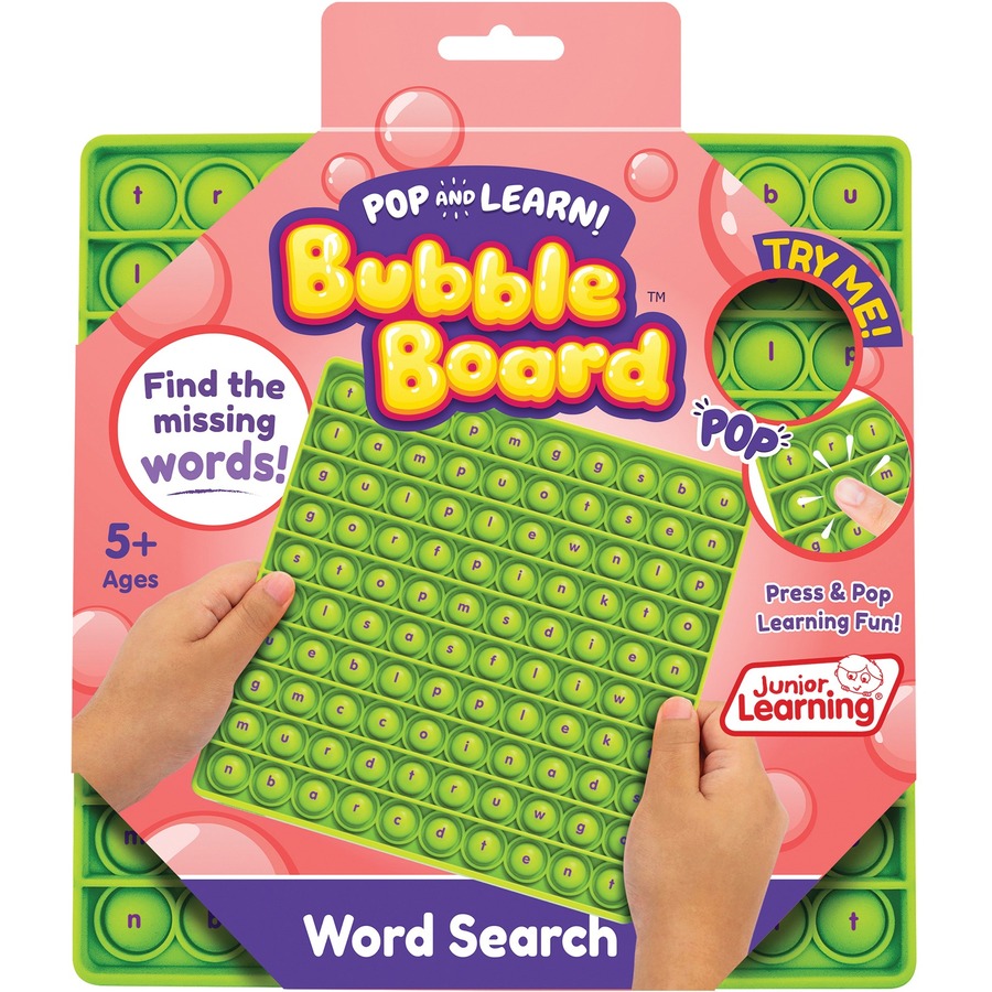 Junior Learning Bubble Board Word Search - Educational - 1 Each - Word Building - JRL683