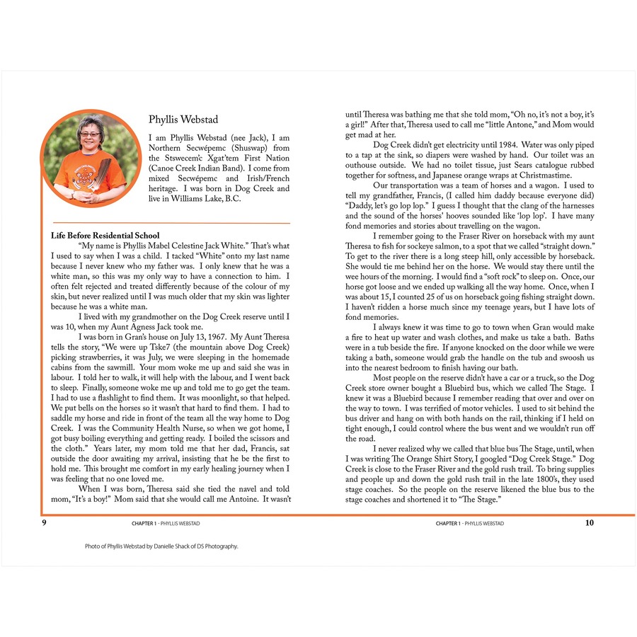 Beyond the Orange Shirt Story Printed Book by Phyllis Webstad - Community Awareness - MWE9781989122754