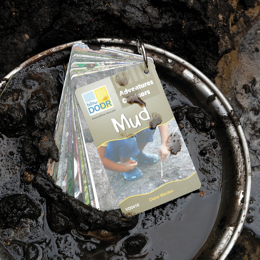 Adventures Outdoors Flash Cards - Mud - 30 Cards / Pack - Teaching Flash Cards - YLDYUS0418