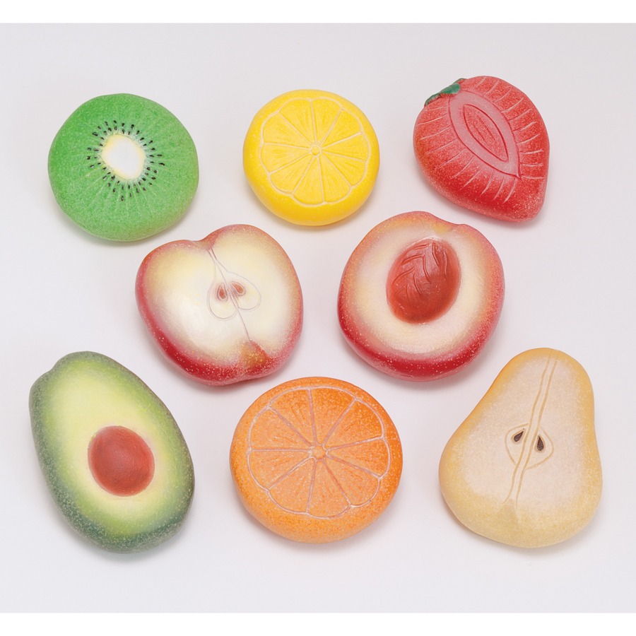 Fruit Sensory Play Stones - Set of 8 Pieces - Kitchen Play - YLDYUS1134