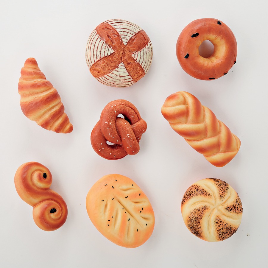 Breads of the World Sensory Play Stones - Set of 8 Pieces - Kitchen Play - YLDYUS1150