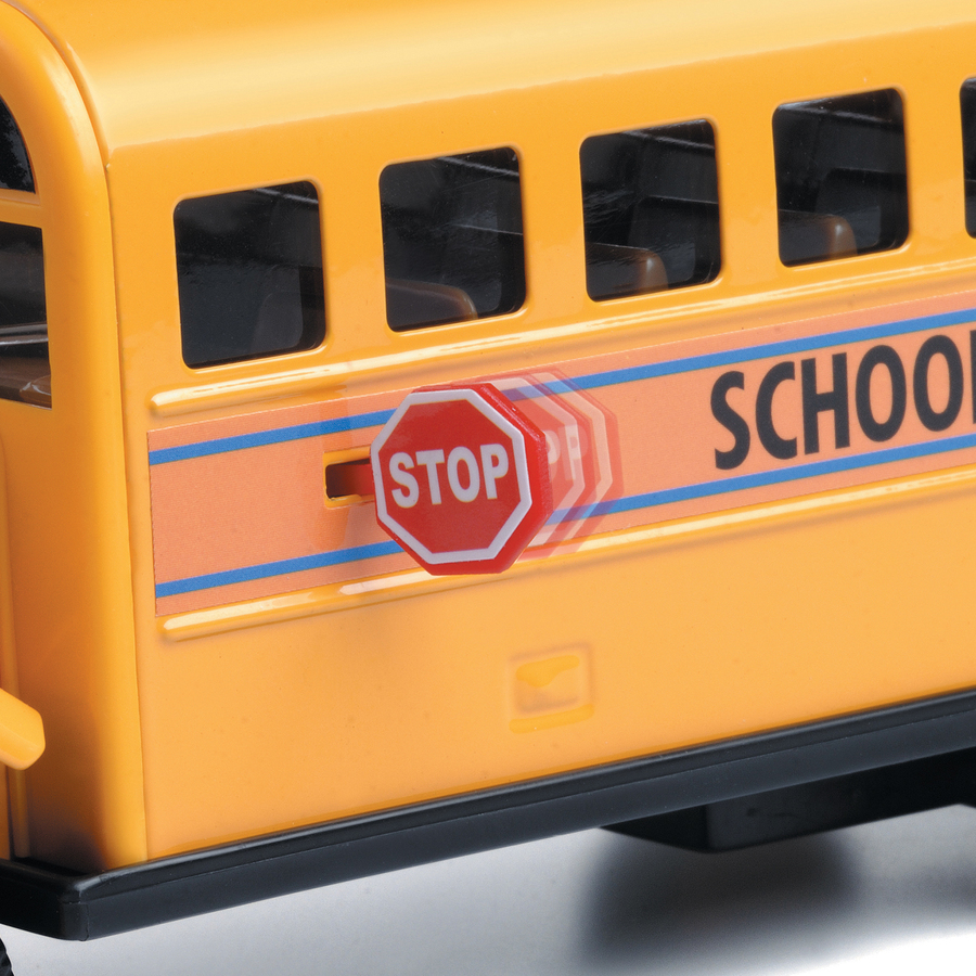 Playwell Metal School Bus - 1 Each - Vehicles - PWLF5534