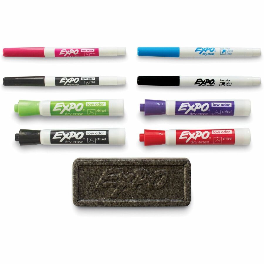 Expo Low Odor Dry Erase Set