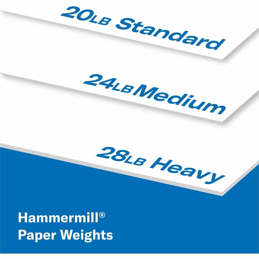 Hammermill Copy Plus Paper - White - 92 Brightness - Legal - 8 1/2" x 14" - 20 lb Basis Weight - 30 / Pallet - Sustainable Forestry Initiative (SFI) - Acid-free, Quick Drying - White