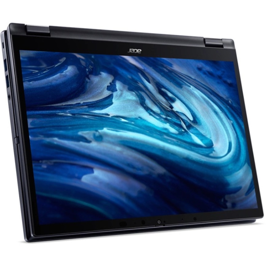 Acer Spin P4 14-inch 2-in-1 convertible with WUXGA touchscreen, Ryzen 7 PRO 6850U, and silver business chassis — alternate view 1