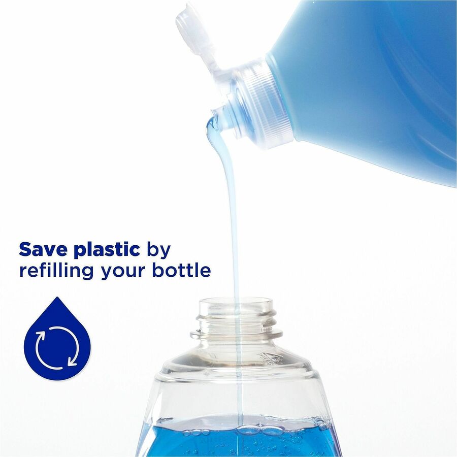 Dawn Ultra Dish Liquid Soap - For Multipurpose - Liquid - 38 fl oz (1.2 quart) - Recommended For: Grease Remover, Oil Remover, Spill Remover, Grime Remover, Stain Remover - Blue - 8 / Carton