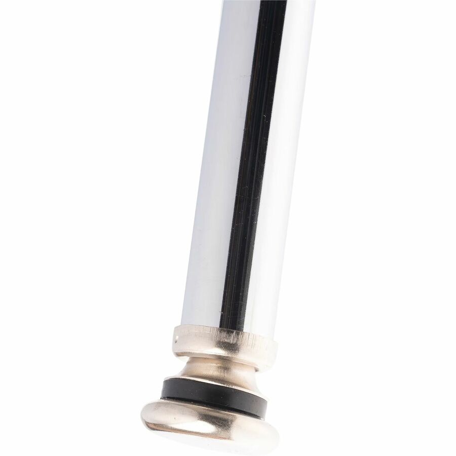 National Public Seating 6400 Series Heavy-Duty Padded Stools - Black Seat Color - Vinyl, Medium Density Fiber (MDF) Seat Material - Black Frame Color - Steel Frame Material - Four-legged Base - Black - Plush - 1 Each