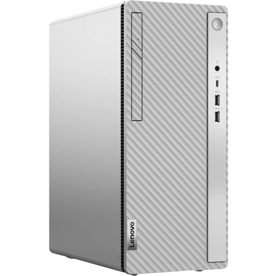 Lenovo IdeaCentre 5 14IAB7 90T2000SUS Desktop Computer - Intel Core i5 12th Gen i5-12400 Hexa-core (6 Core) 2.50 GHz - 12 GB RAM DDR4 SDRAM - 1 TB HDD - 256 GB M.2 PCI Express NVMe 4.0 x4 SSD - Tower - Cloud Gray