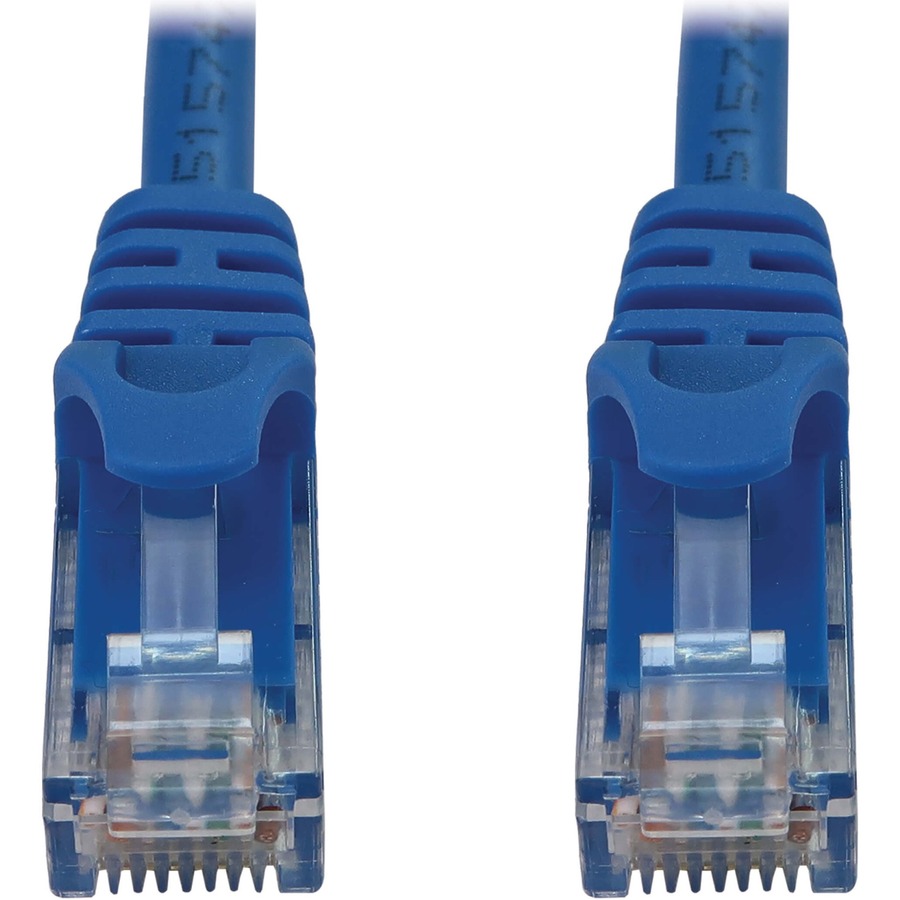 Eaton Tripp Lite Series Cat6a 10G Snagless Molded UTP Ethernet Cable (RJ45 M/M), PoE, Blue, 3 ft. (0.9 m)