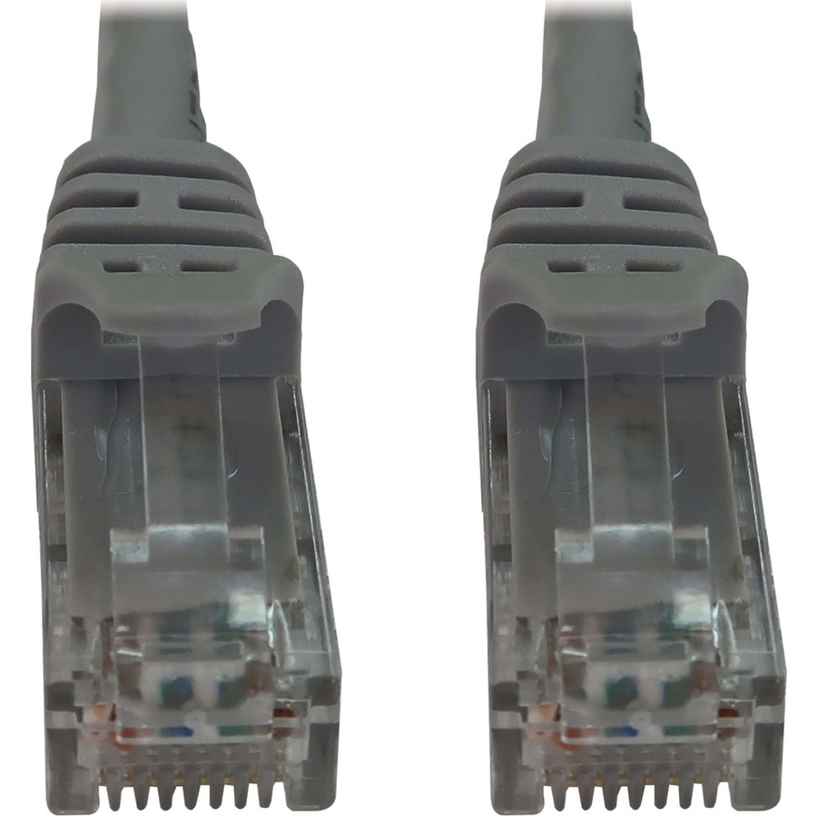 Eaton Tripp Lite Series Cat6a 10G Snagless Molded UTP Ethernet Cable (RJ45 M/M), PoE, Gray, 20 ft. (6.1 m)