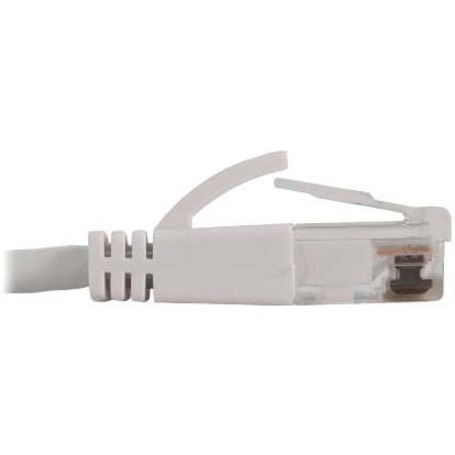 Eaton Tripp Lite Series Cat6a 10G Snagless Molded Slim UTP Ethernet Cable (RJ45 M/M), PoE, White, 15 ft. (4.6 m)