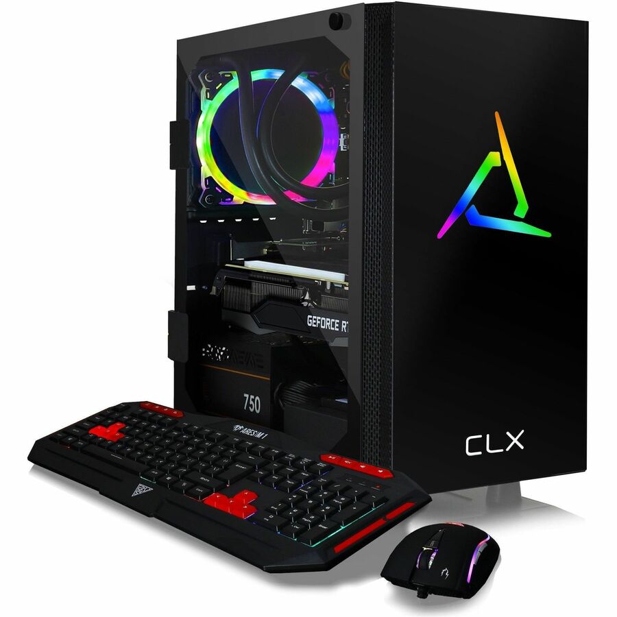 CLX SET VR-Ready Gaming Desktop - Liquid Cooled AMD Ryzen 7