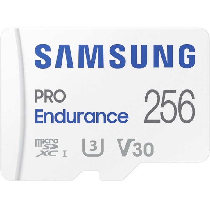 Samsung PRO Endurance 256 GB Class 10/UHS-I (U3) V30 microSDXC