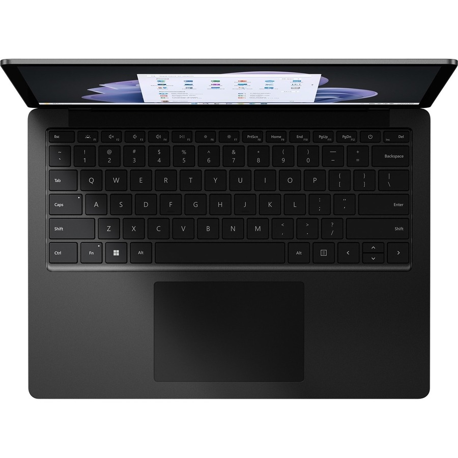 Microsoft Surface Laptop 5 13.5" Touchscreen Notebook - 2256 x 1504 - Intel Core i5 12th Gen i5-1245U - Intel Evo Platform - 16 GB Total RAM - 512 GB SSD - Matte Black