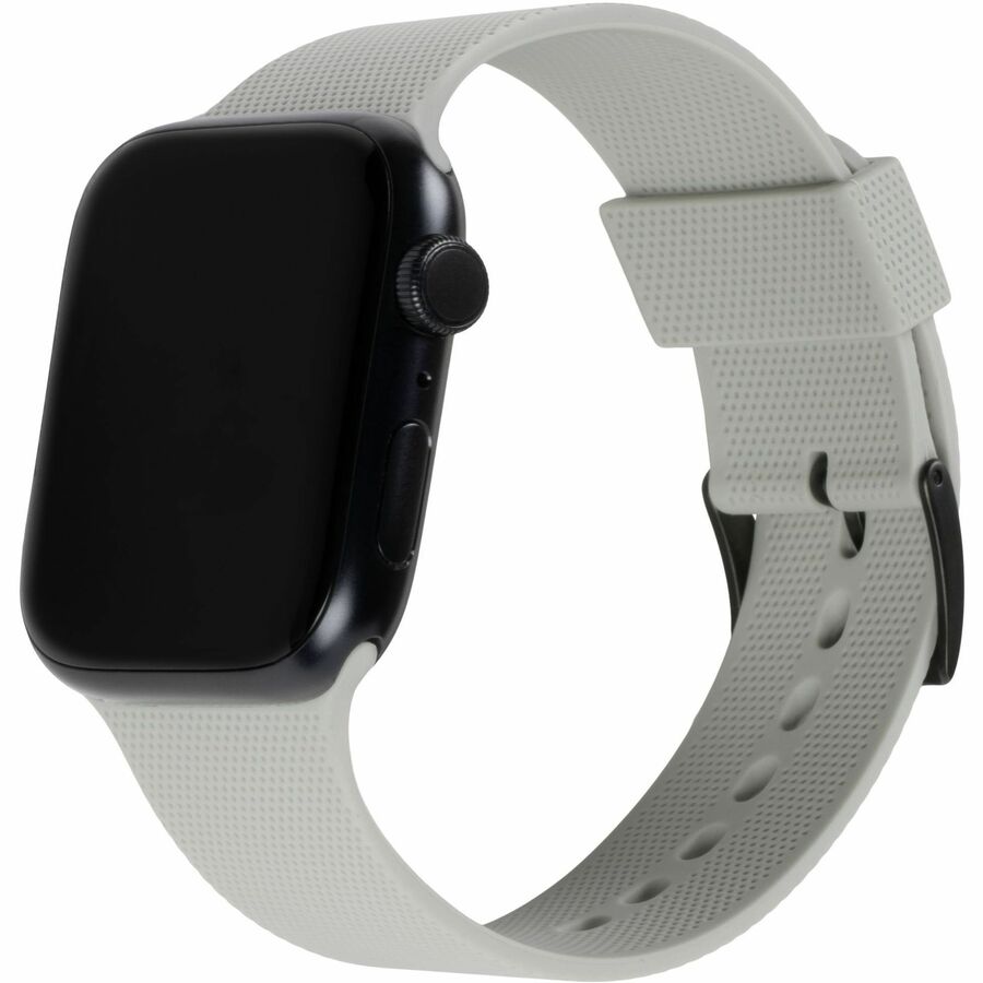 Urban Armor Gear DOT Smartwatch Band - 1.3" Width x 10.5" Length - Gray - Silicone, Stainless Steel