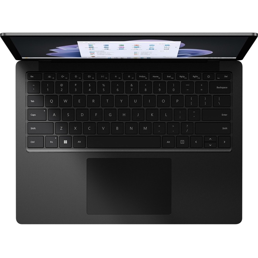 Microsoft Surface Laptop 5 13.5" Touchscreen Notebook - 2256 x 1504 - Intel Core i7 12th Gen i7-1265U - Intel Evo Platform - 16 GB Total RAM - 256 GB SSD - Matte Black - TAA Compliant