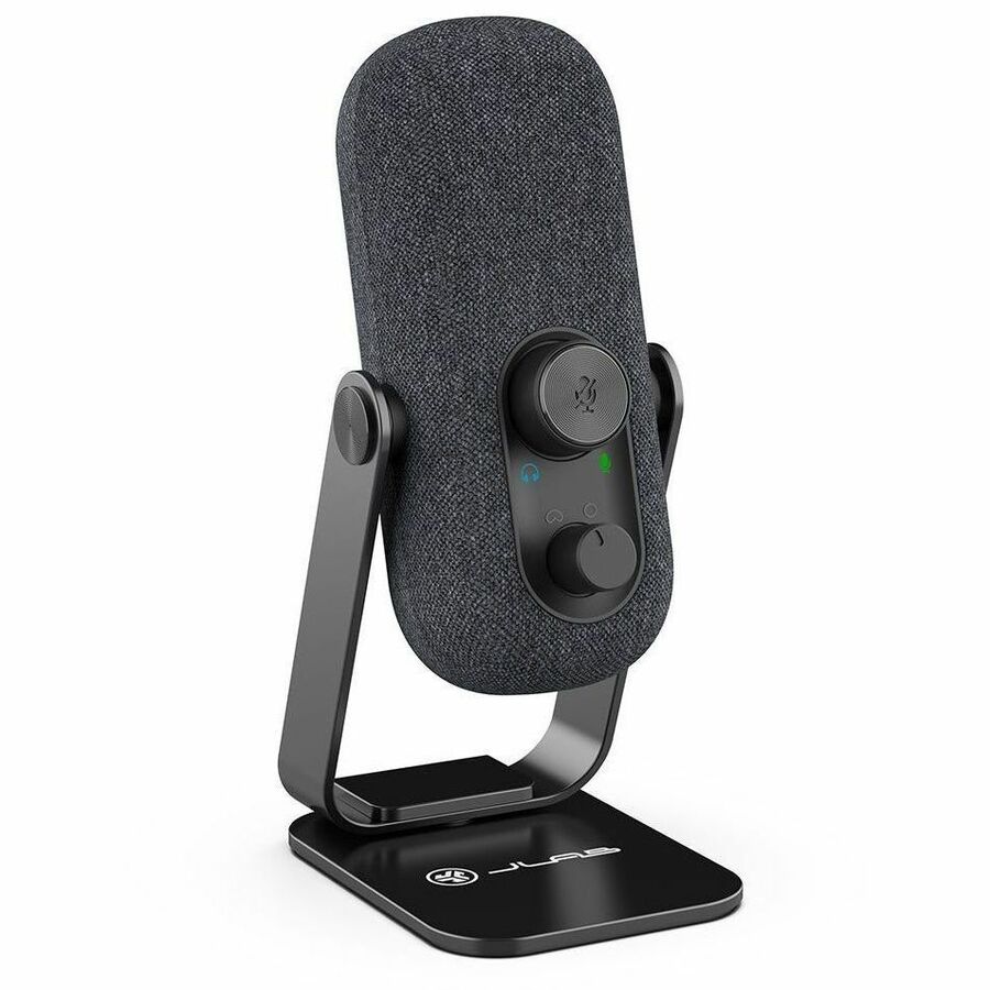 Black JLAB Audio GO TALK USB desktop microphone for calls and voice recording — alternate view 1