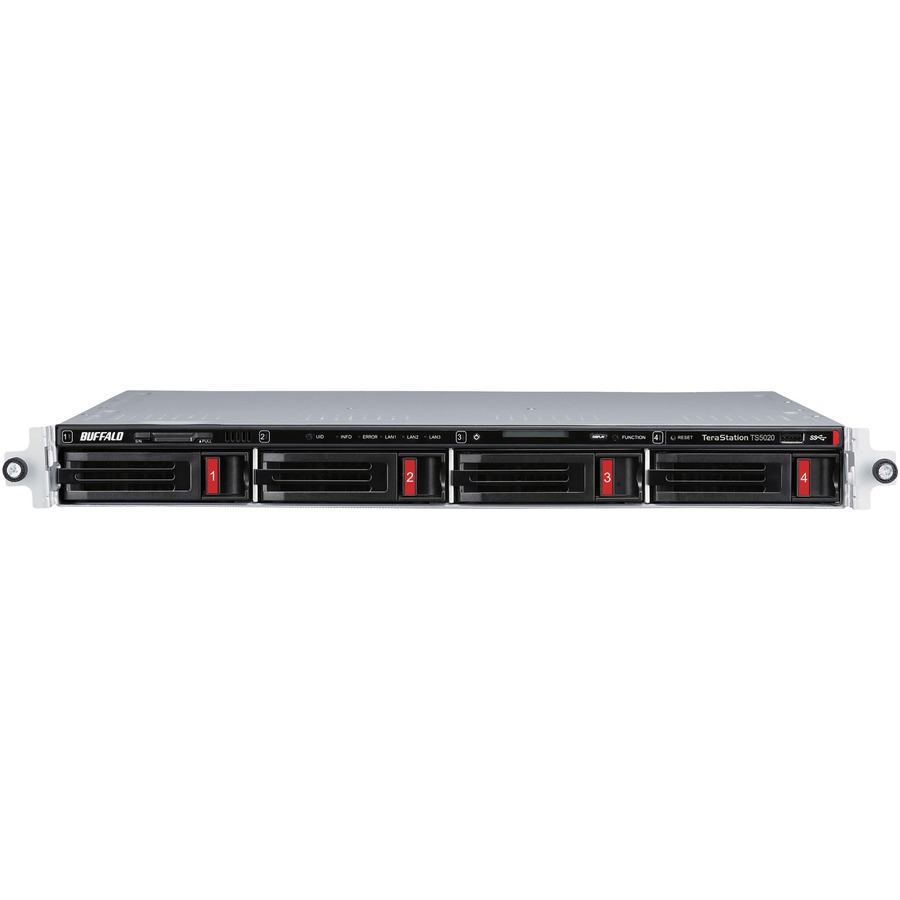 BUFFALO TeraStation 5420 4-Bay 48TB (4x12TB) Business Rackmount NAS Storage Hard Drives Included